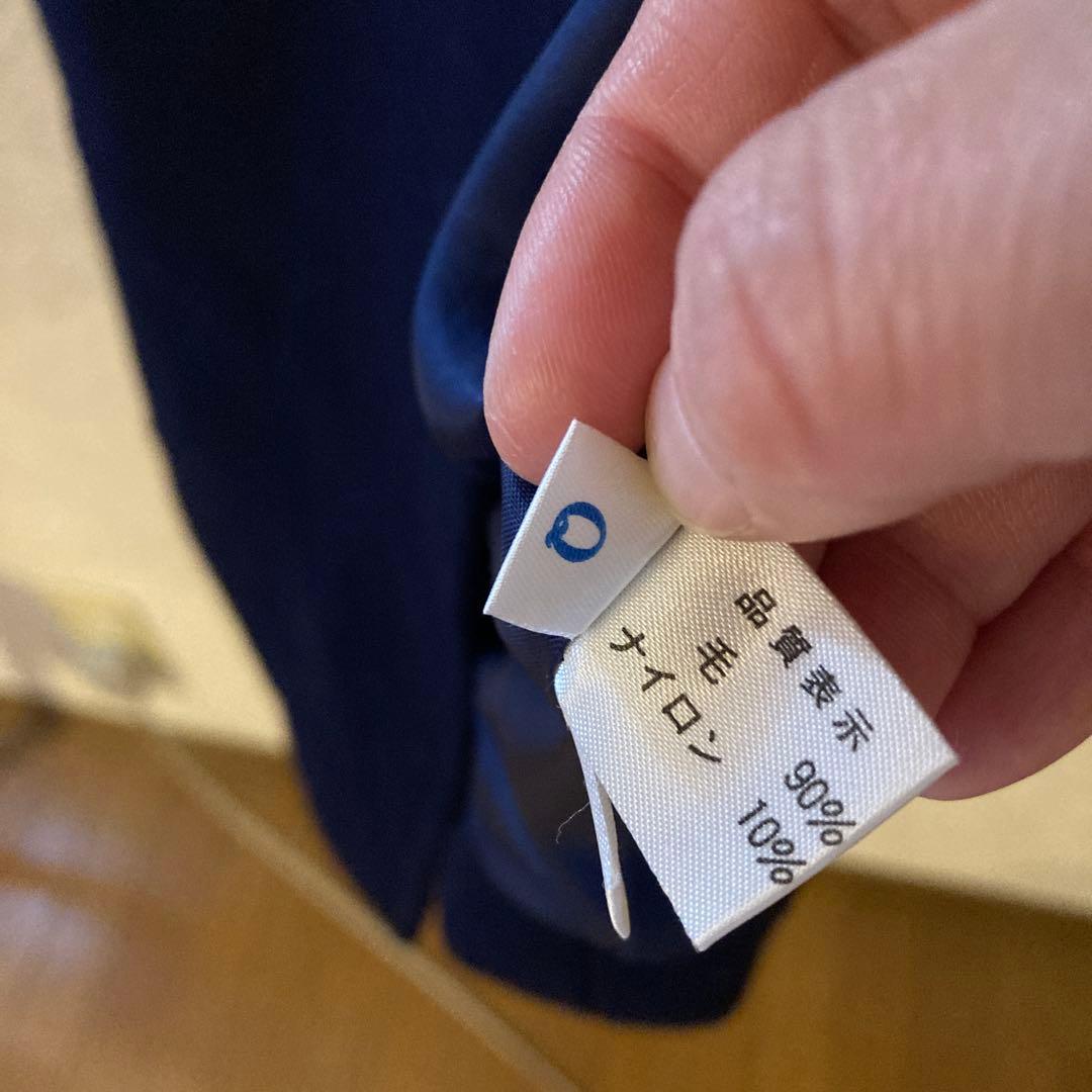 Familiar ファミリア　ネイビー ダブル　ウールコート