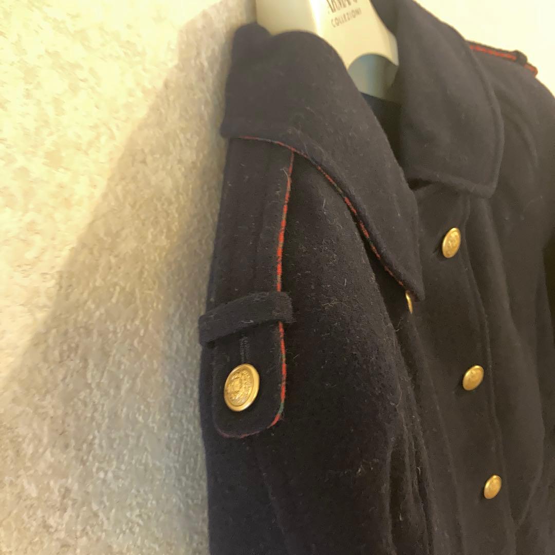 Familiar ファミリア　ネイビー ダブル　ウールコート