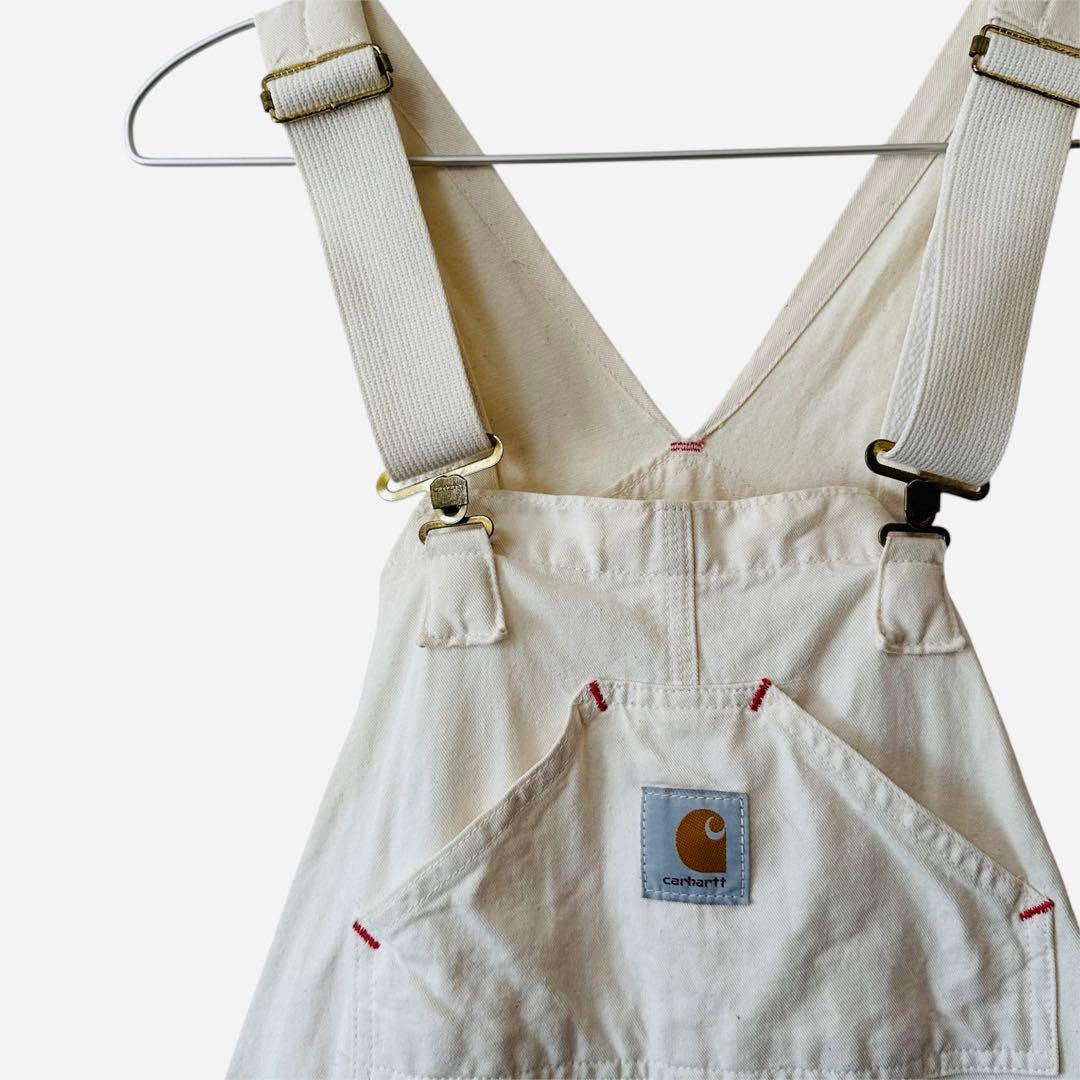 Carhartt カーハート オーバーオール 白 つなぎ ワーク ビンテージ