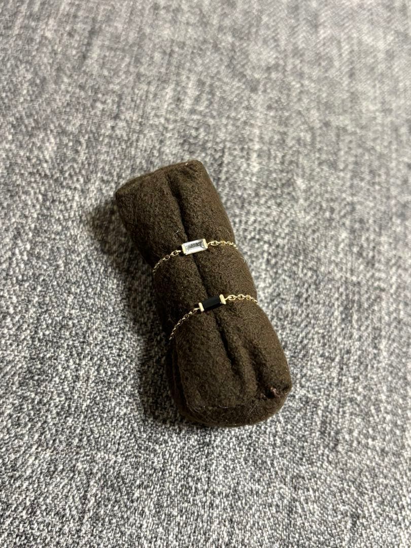 COCOSHNIK ココシュニック　チェーンリング　2本セット　K10