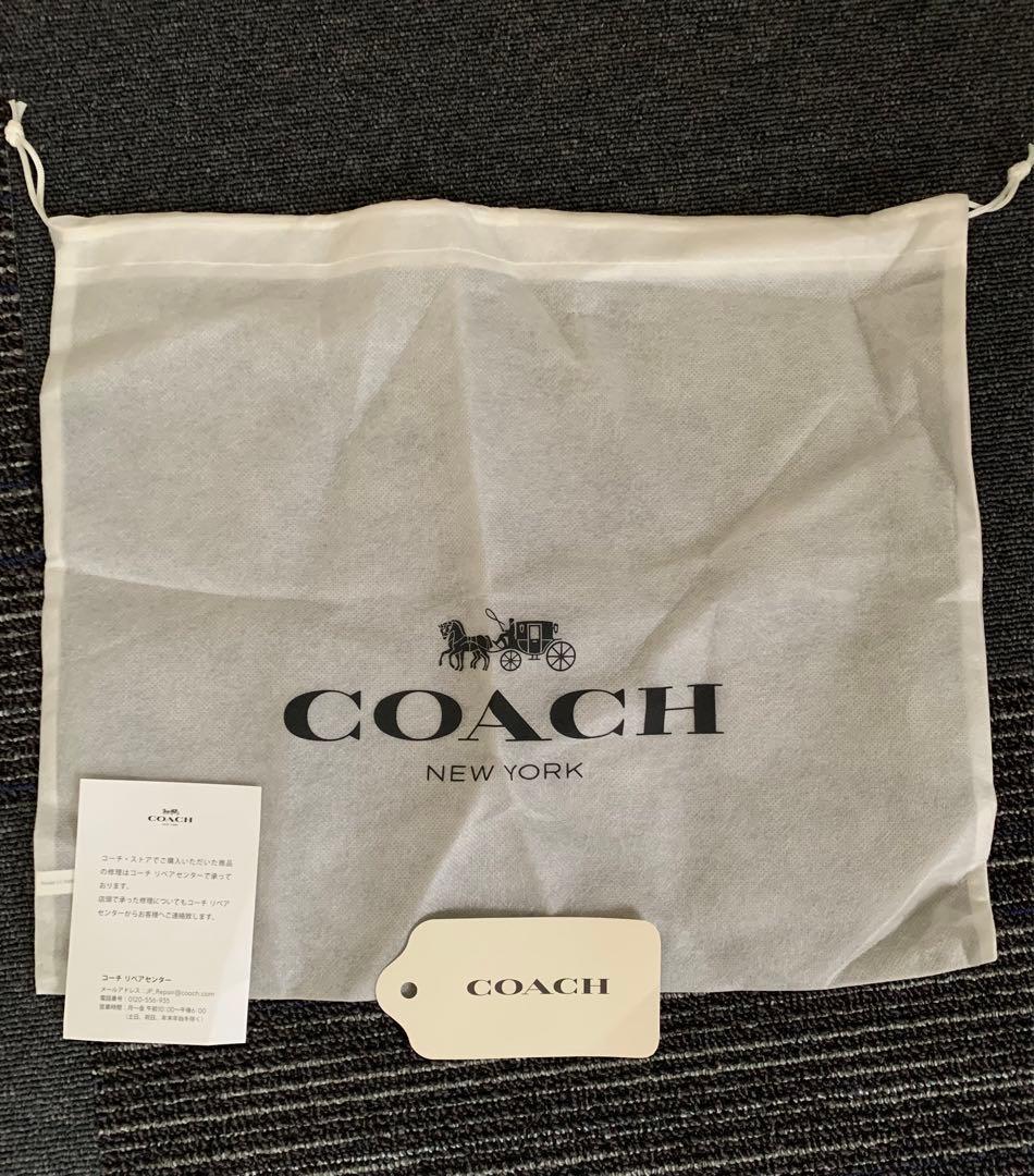 COACH メッセンジャーバッグ 合成皮革 ロゴ入り 保存袋付き✴︎美品✴︎
