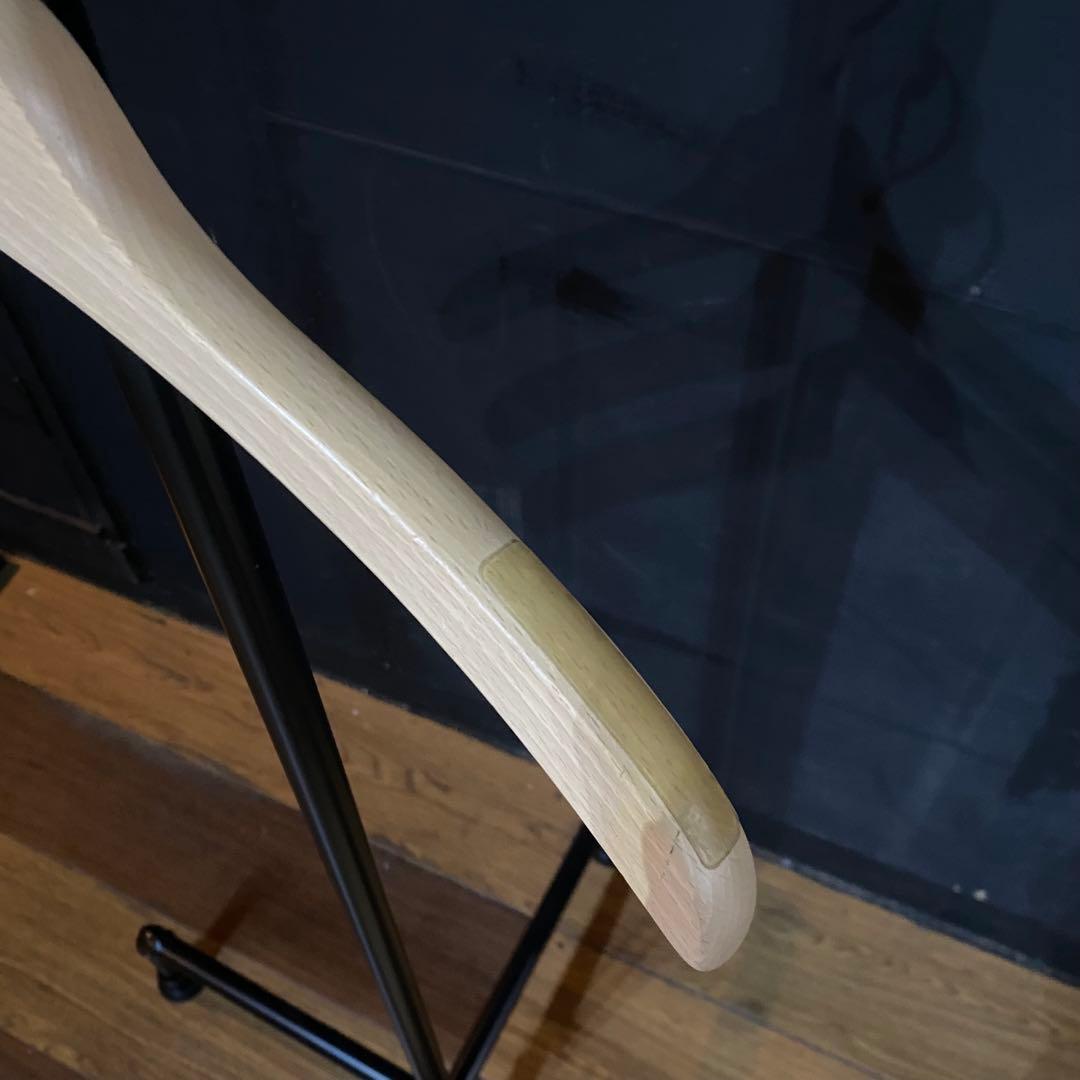 木製ハンガー　ハンガーまとめ売り　ハンガー　ブラック　200本　4色