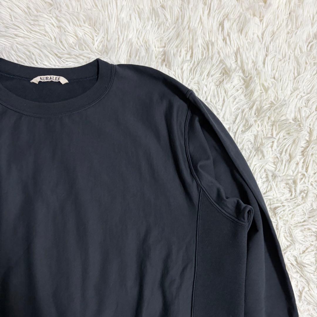 トップス AURALEE ELASTIC HIGH GAUGE SWEAT 23SS