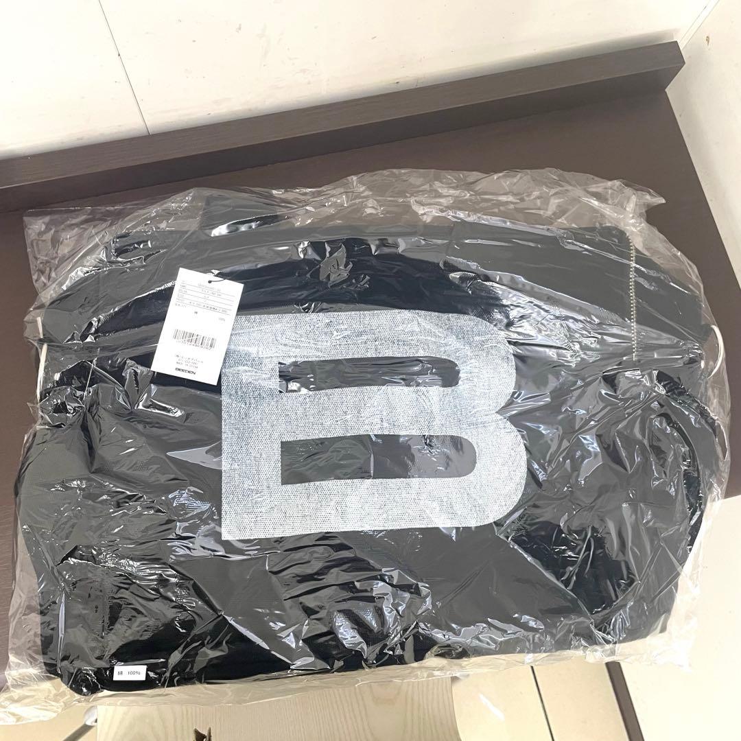 新品 BEEDEN BIG B LOGO BAG BLACK