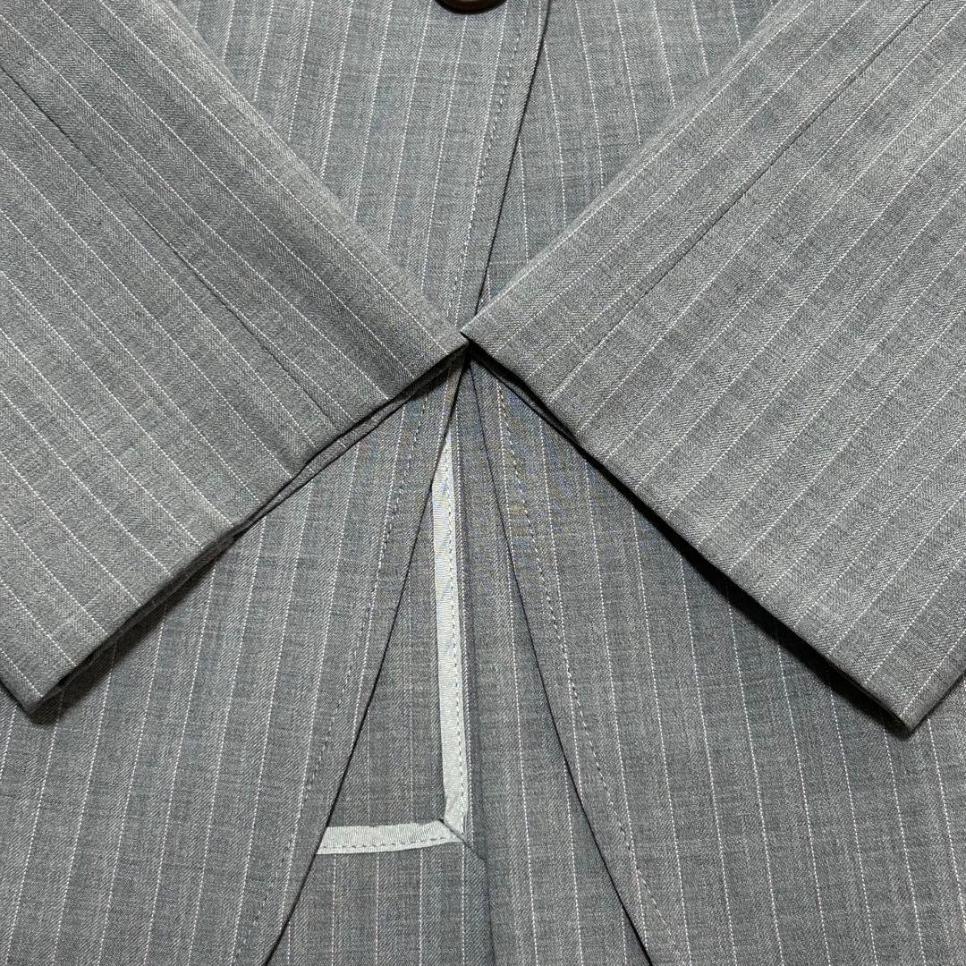 美品✨ 23区 グレー 2XL パンツスーツ 背抜き レディース 大きいサイズ