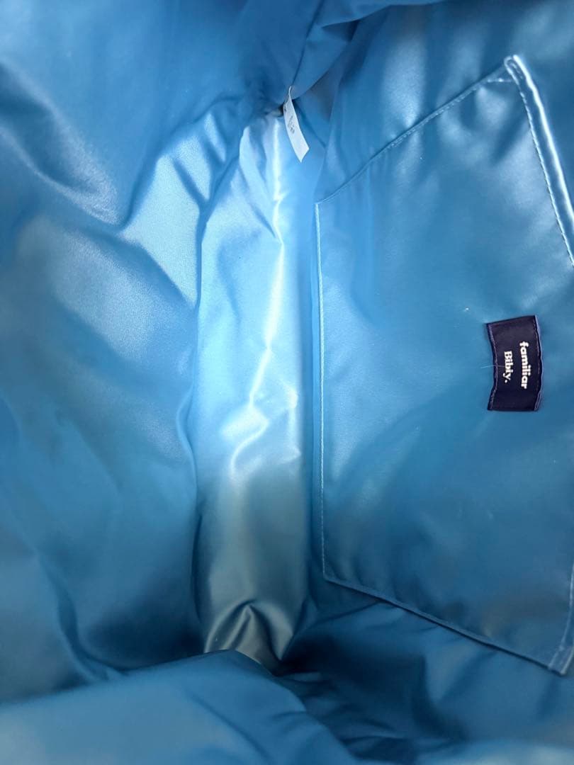 ファミリア bibiy コラボ　トートバッグ/ネイビー