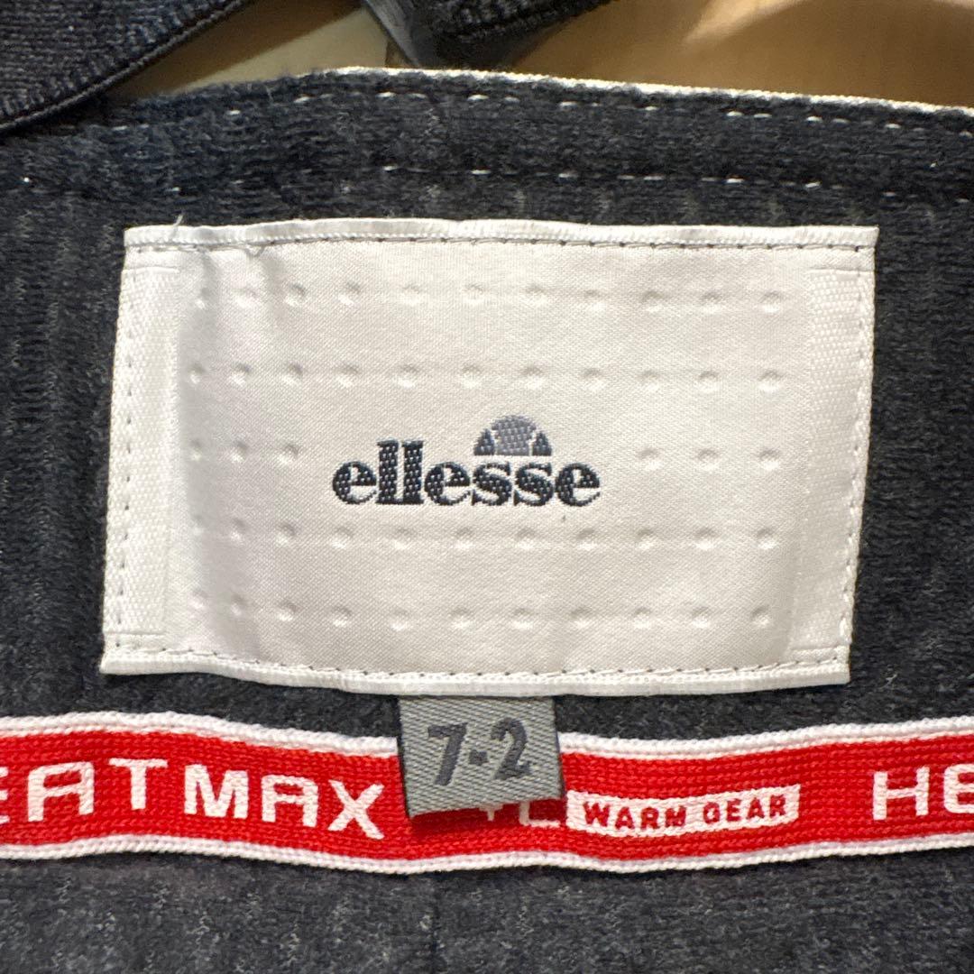 美品 ellesse スキー スノボー 上下セット Sサイズ ブラウン×白系