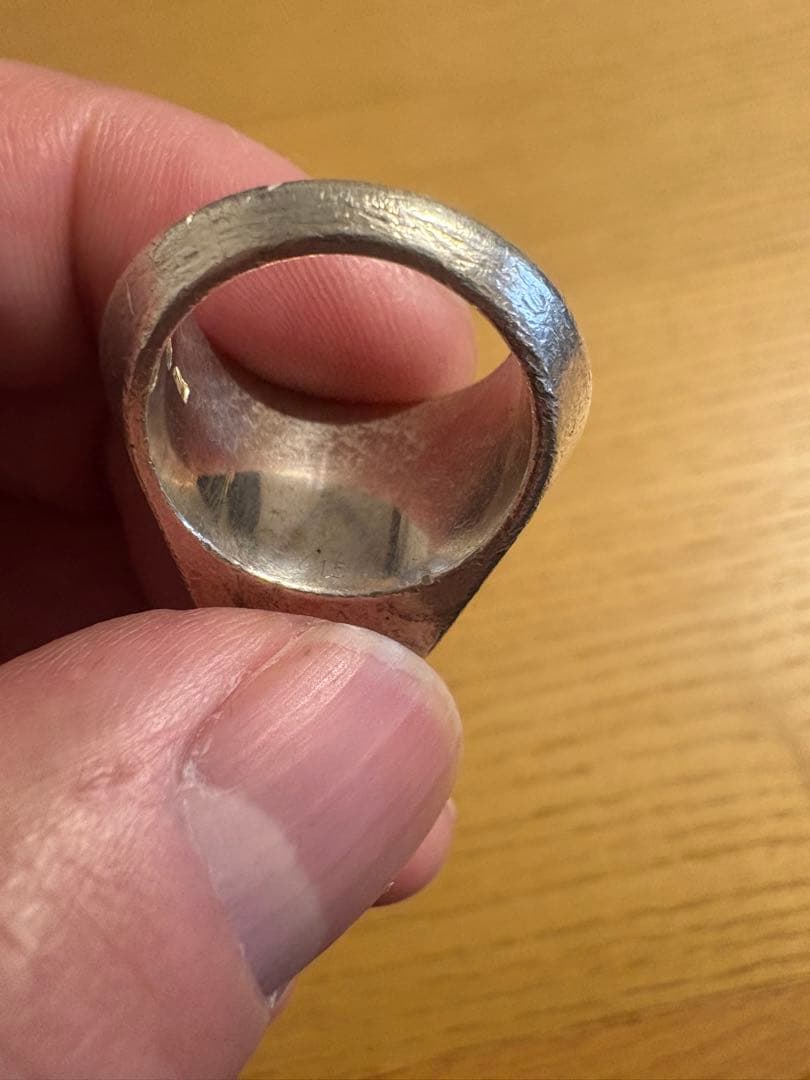 GUCCI 六角形リング.サイズ調整シール付き