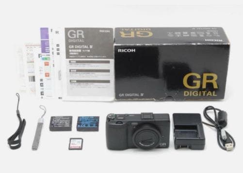 【美品・元箱あり】RICOH リコー GR DIGITAL IV デジタルカメラ