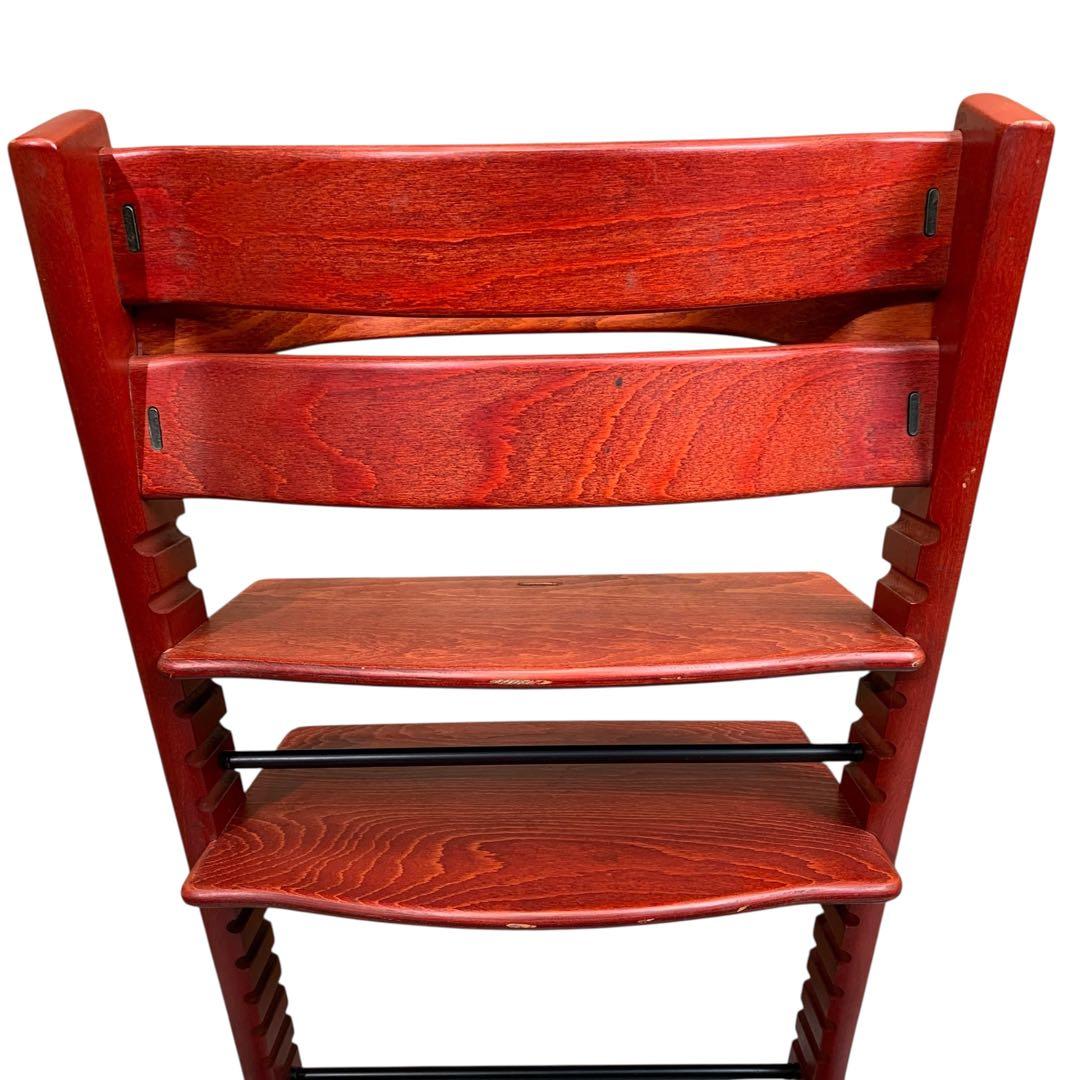 STOKKE　トリップトラップ　木目ワインレッド