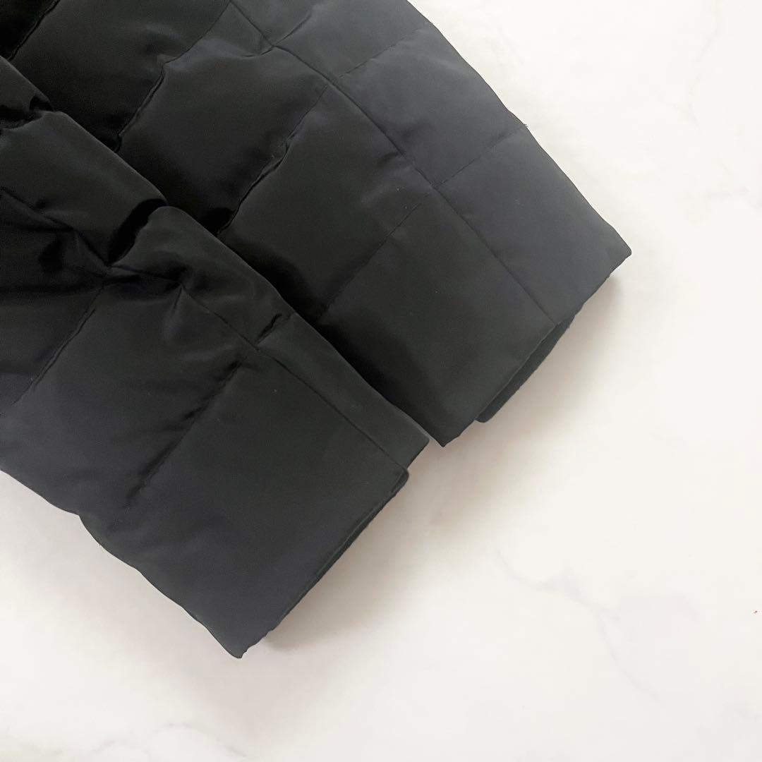 美品　ローレンラルフローレン　ダウンコート　ロング　ロゴパッチ　黒　Sサイズ相当