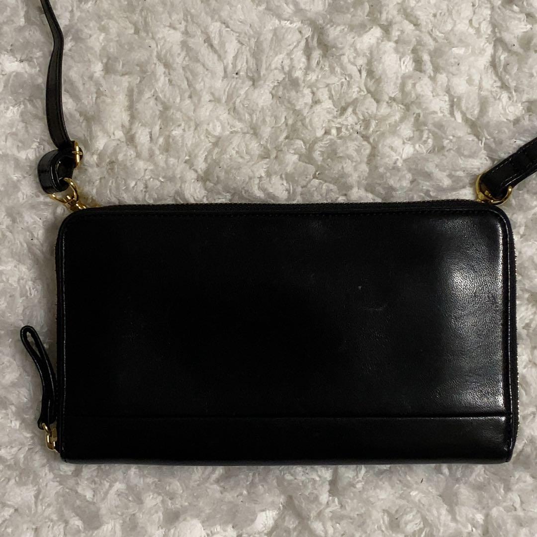 希少！PORTER WISE 2WAY TRAVEL WALLET長財布 馬革