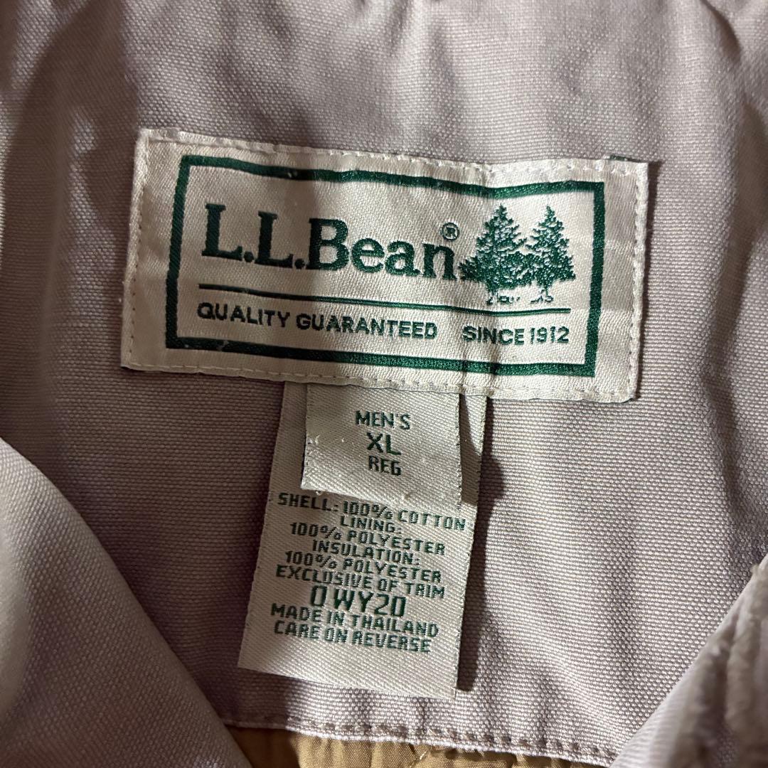 L.L.Bean中綿ダウンハンティングジャケット襟コーズクロップド丈超短丈Y2K
