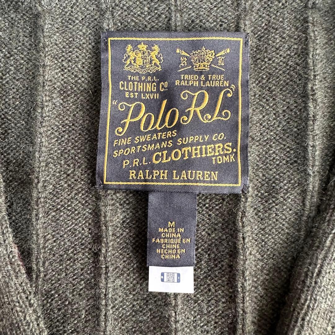 現行 美品✨ポロラルフローレン ウィンドーペーン ウール セーター ベスト QR