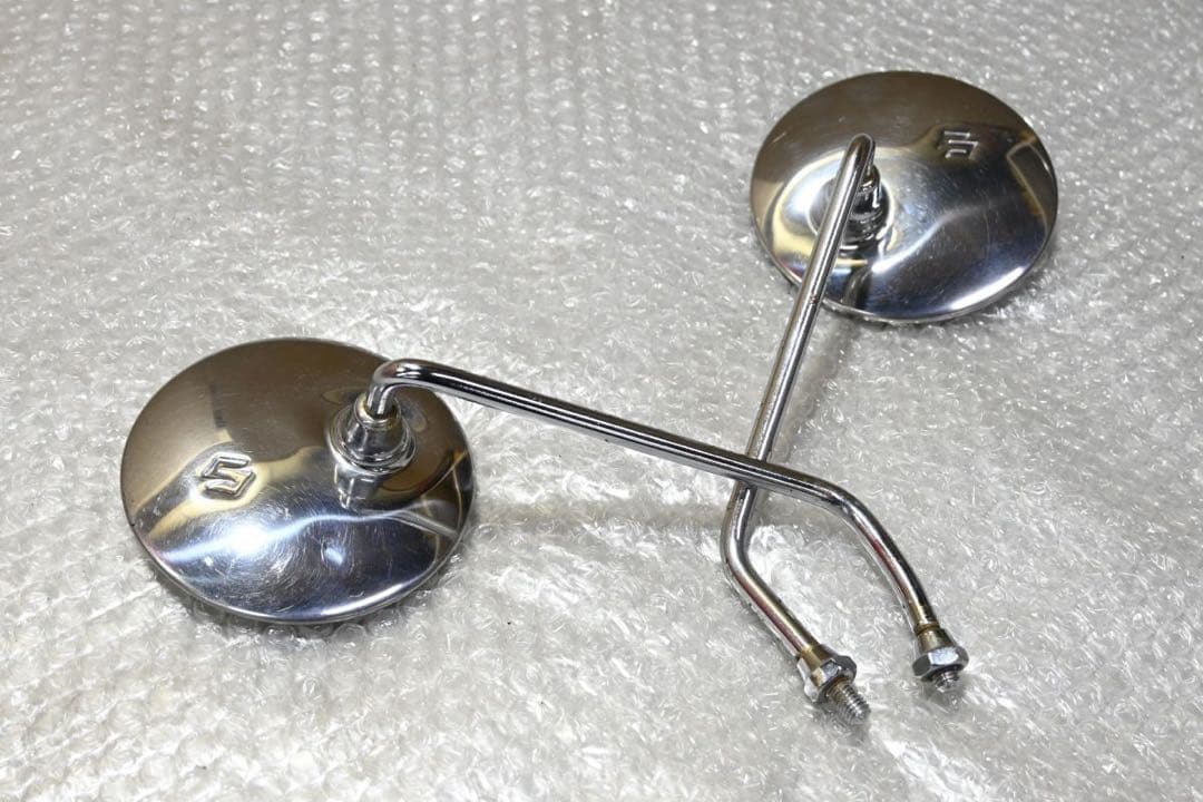 当時物 純正 スズキ純正 Sマーク ミラー GT38