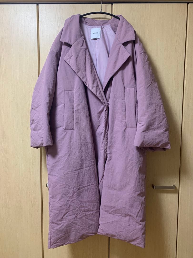 CLANE クラネ　カラー　ダウン　チェスターコート