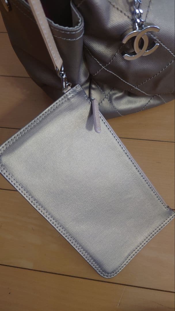 CHANEL　シャネル　パリビアリッツ　トートバッグ　キルティング