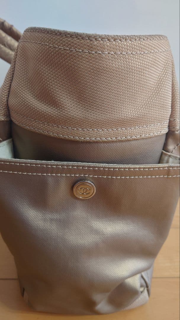 CHANEL　シャネル　パリビアリッツ　トートバッグ　キルティング