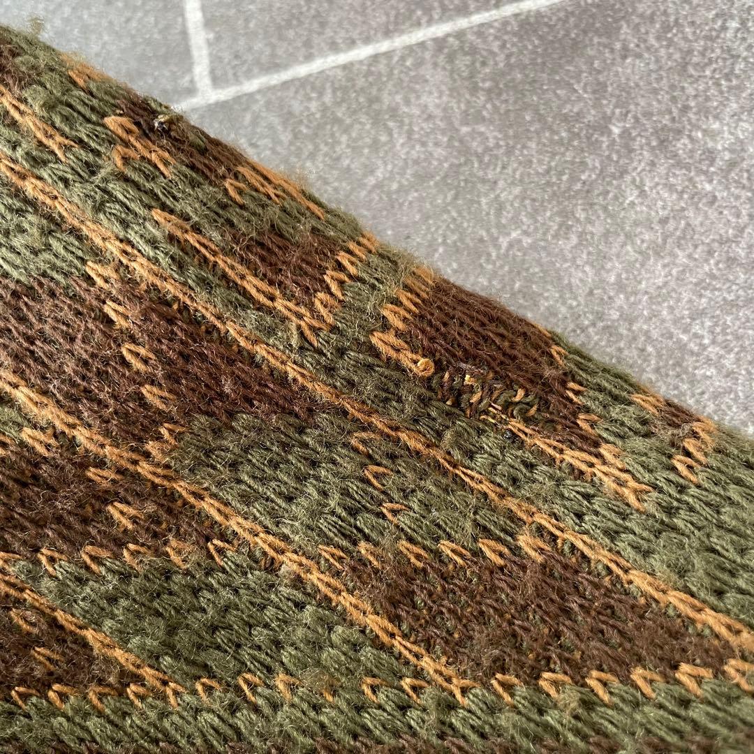 -90s euro 本革 スウェードレザージャケット ニット地切替