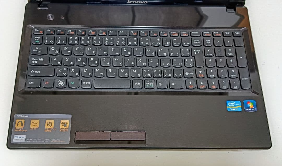 Lenovo Corei7 メモリ16GB SSD512GB DVD カメラ