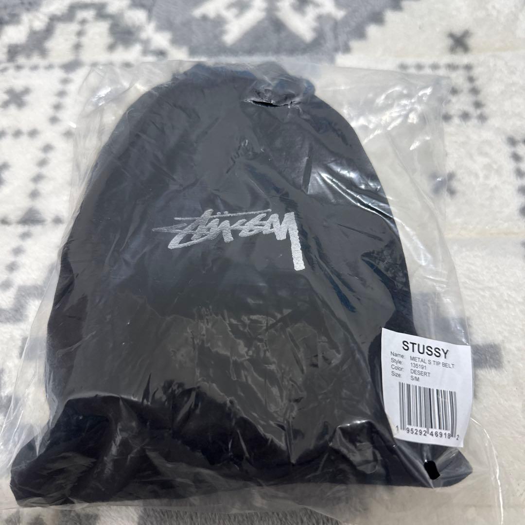 STUSSY L S TIP BELT ブラウン S/M