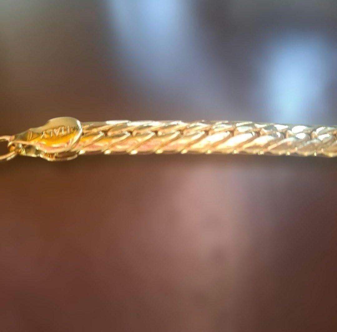 ゴールド チェーンブレスレット750