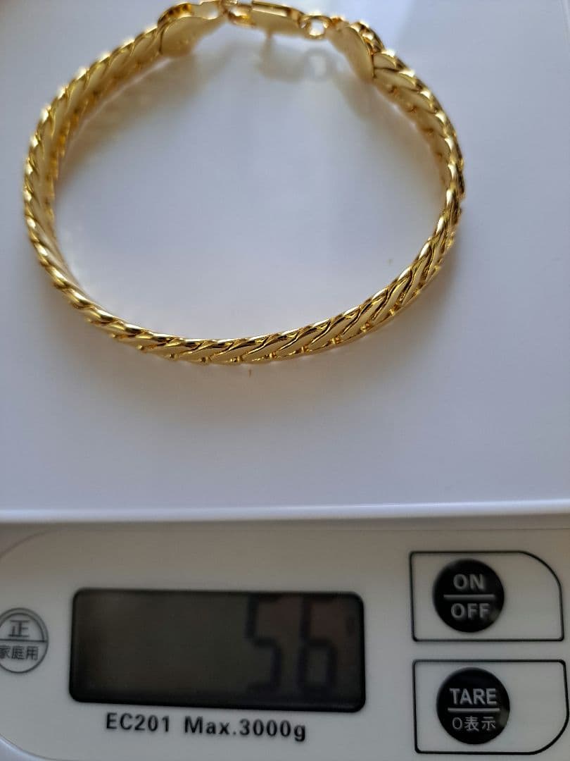 ゴールド チェーンブレスレット750