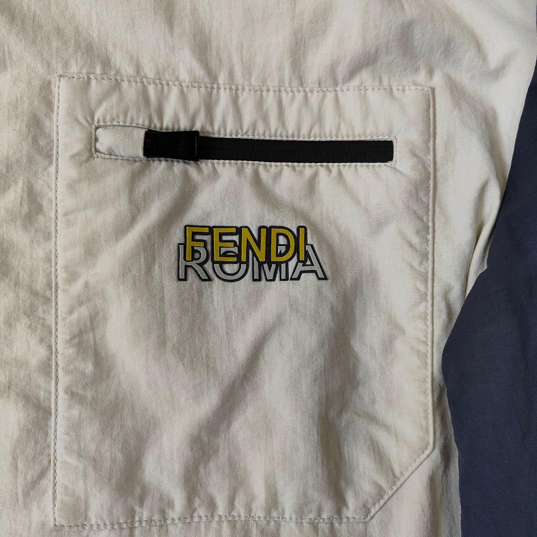 フェンディ　フード　ナイロンジャケット　リバーシブル　48　L