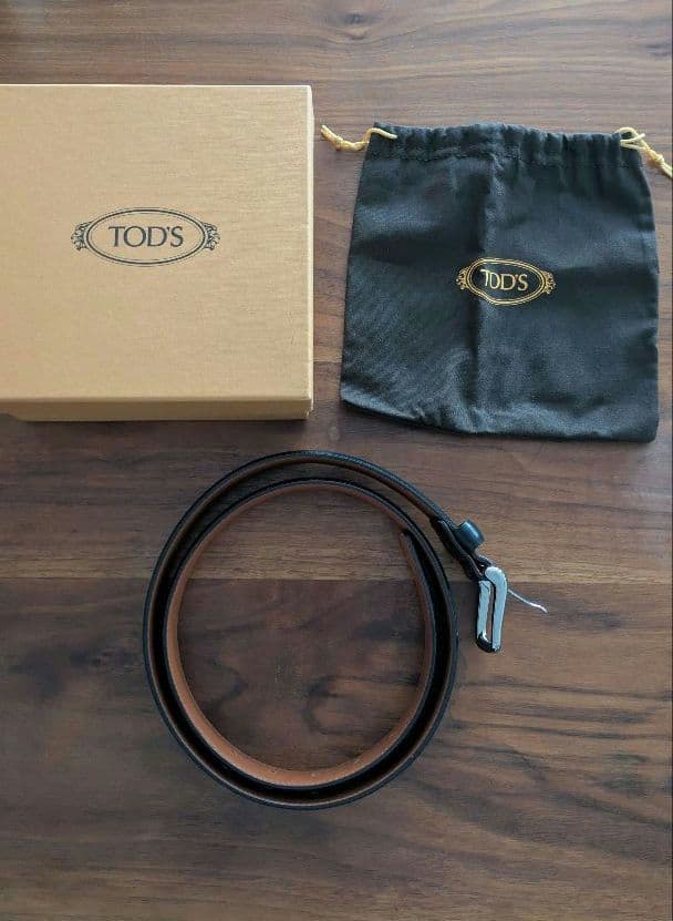 トッズ　ベルト　ブラック