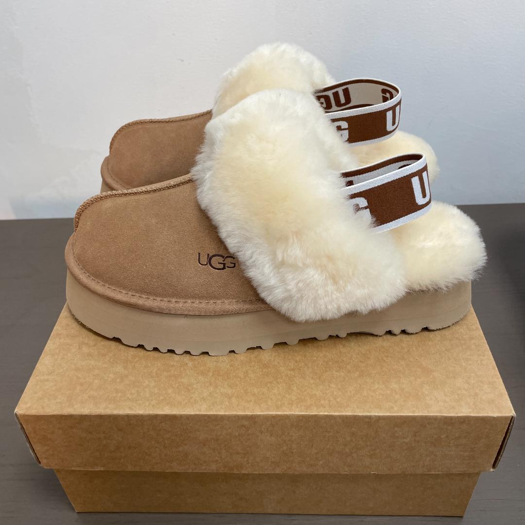 UGG レディース ファンケット 厚底 クロッグ 24cm