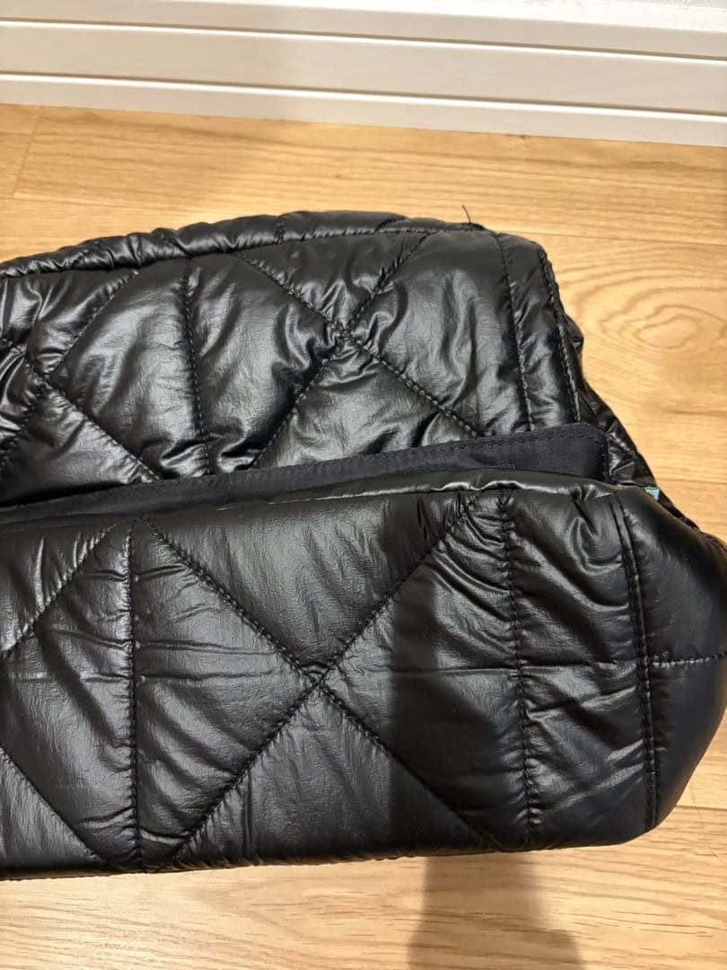 リッチレイズ　クロスキルトバッグ　マザーズバッグ　ブラック