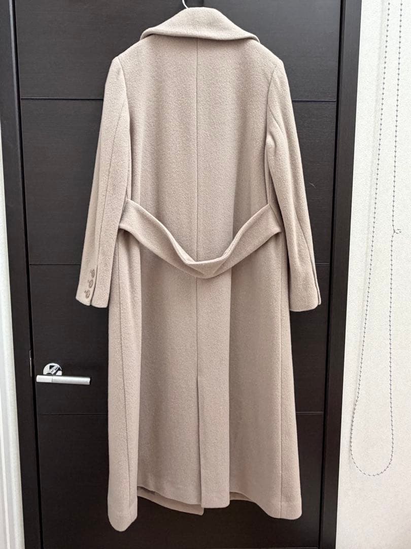 NATURAL BEAUTY BASIC ダブルチェスターモッサコート