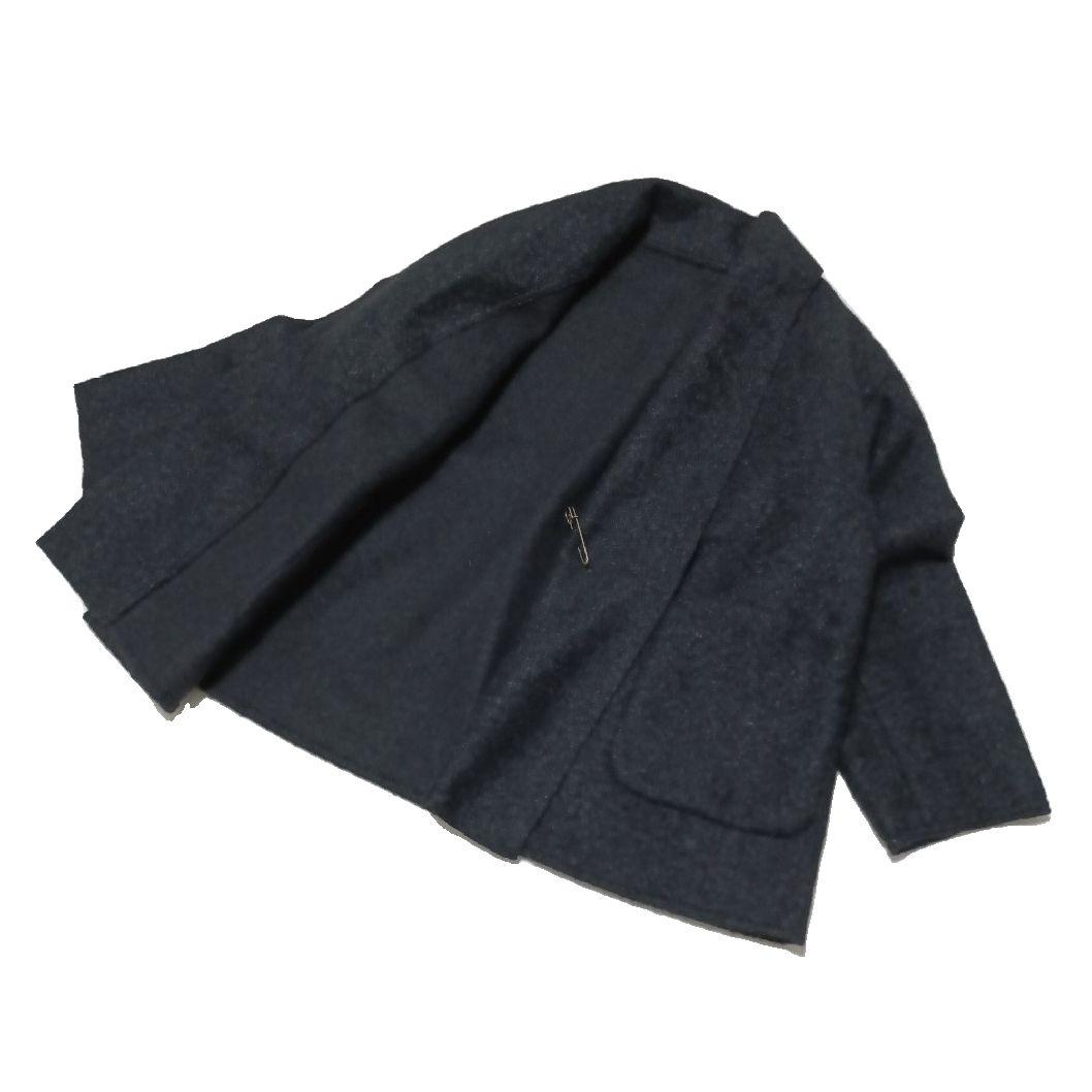 人気完売品　ベーセーストック ブークレージャージ着流しコート　極美品　現行　黒