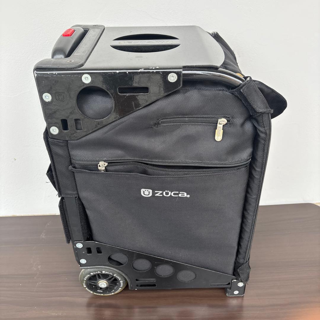 ZÜCA ブラック キャリーカート　座れるキャリーバッグ