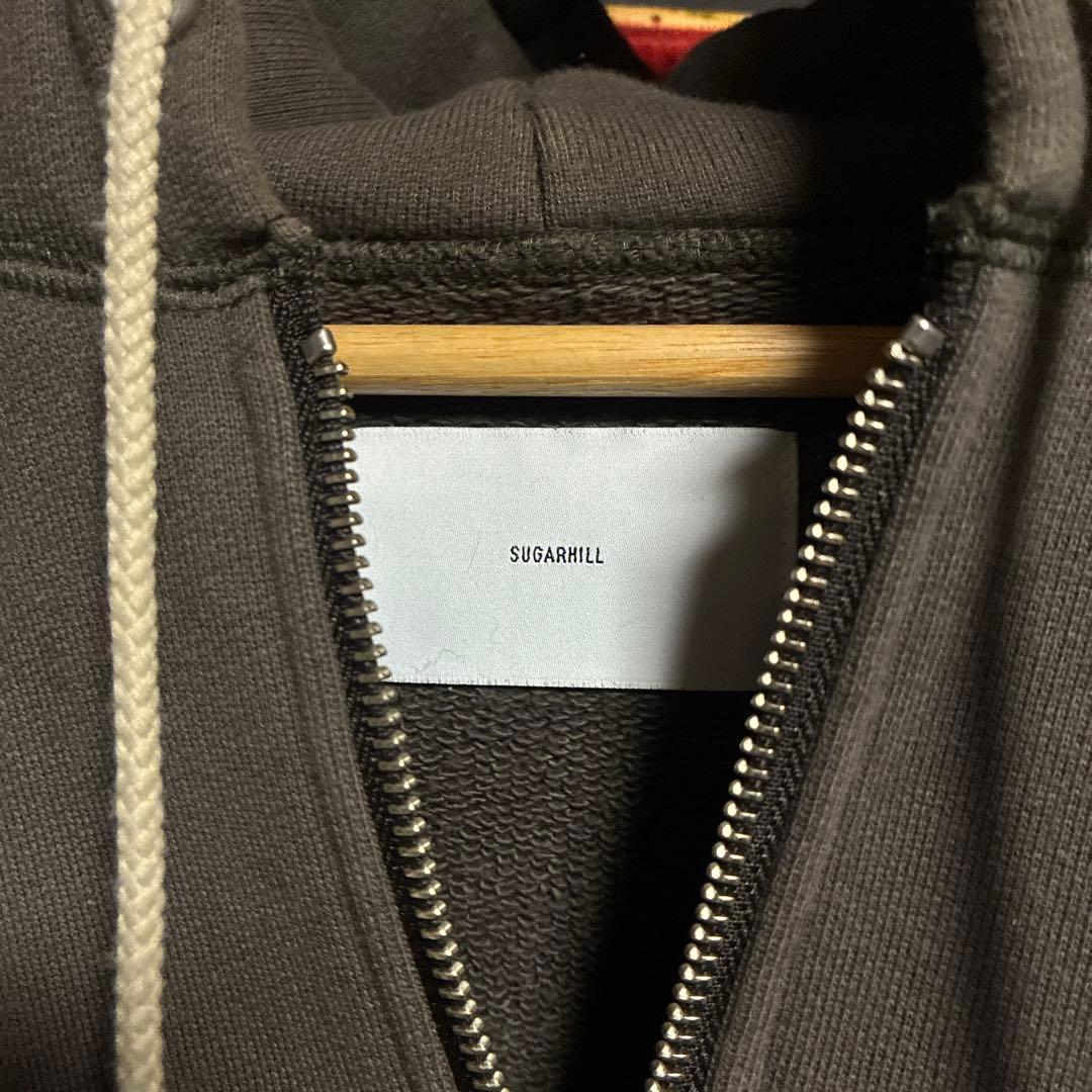 SUGARHILL ダメージ加工　セットアップ　ハーフジップパーカー　ジョガー