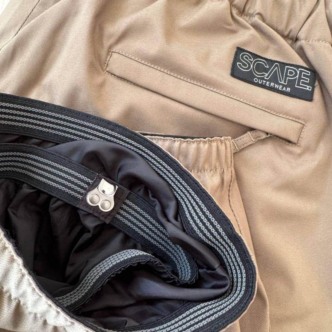 【美品】スノボウェアSCAPE バギートラックパンツ L