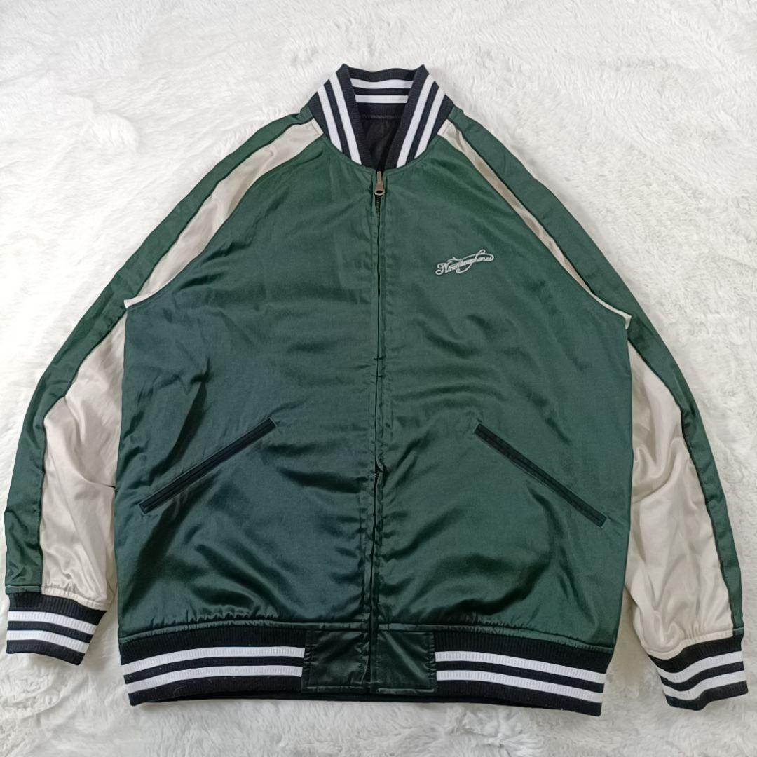 極希少✨ナインマイクロフォンズ スカジャン リバーシブル 豪華刺繍 完売品 L