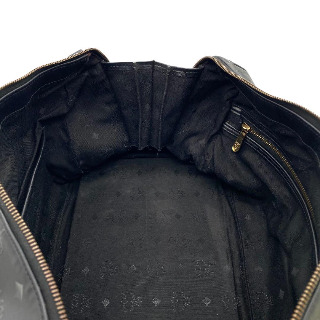 MCM Boston Bag Visetos Black ボストンバッグ 黒