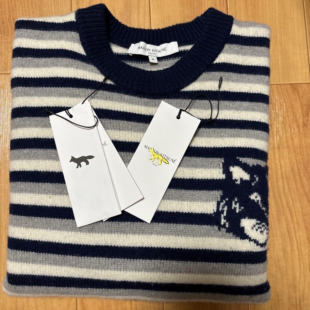 MAISON KITSUNÉ ストライプニットセーター