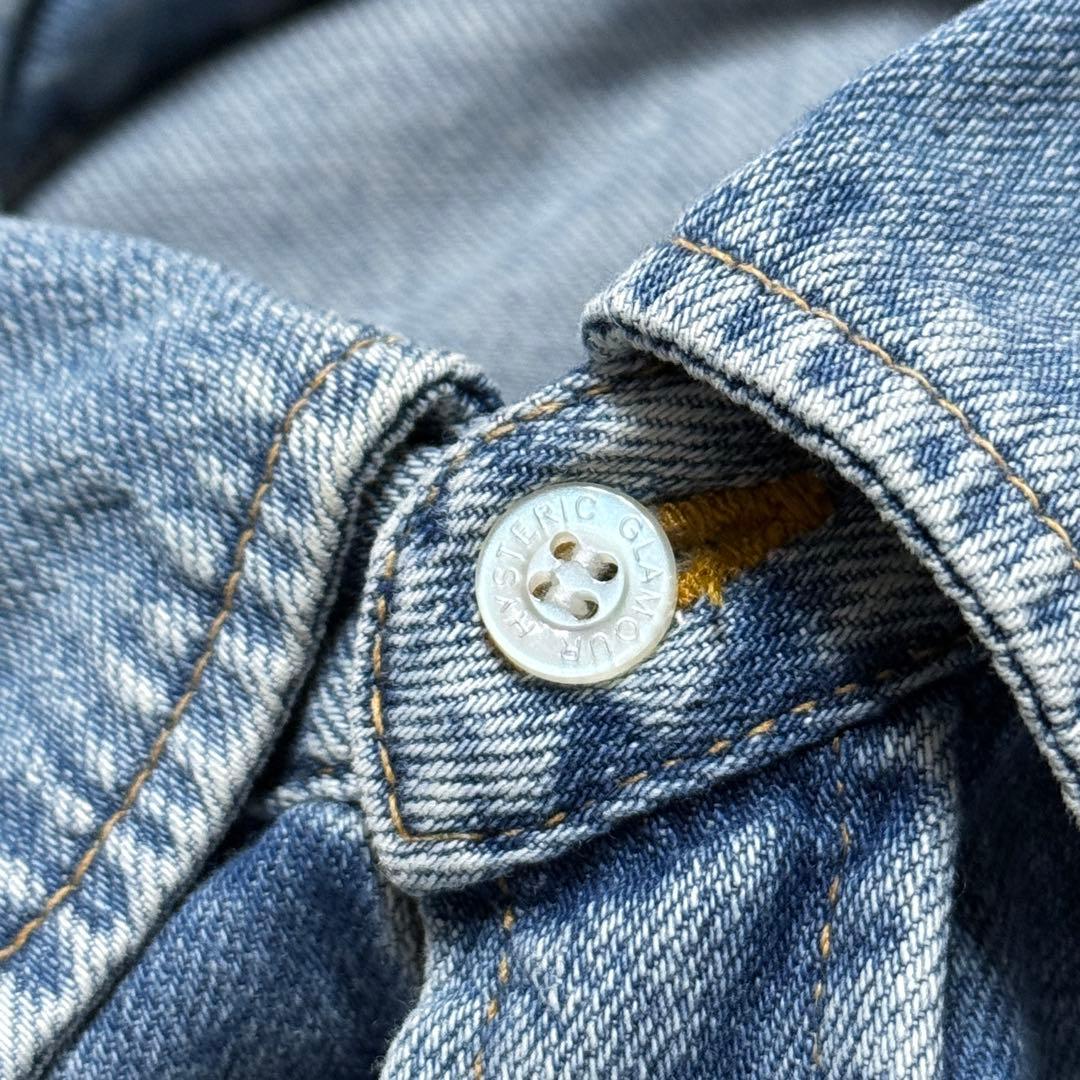 ヒステリックグラマー SUNSET STRIP 刺繍 ウエスタン デニム シャツ