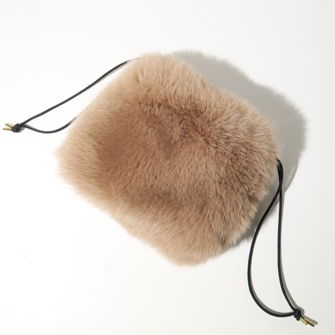 LUDLOW FOXショルダー 定価69,300円 フォックスファー巾着バッグ