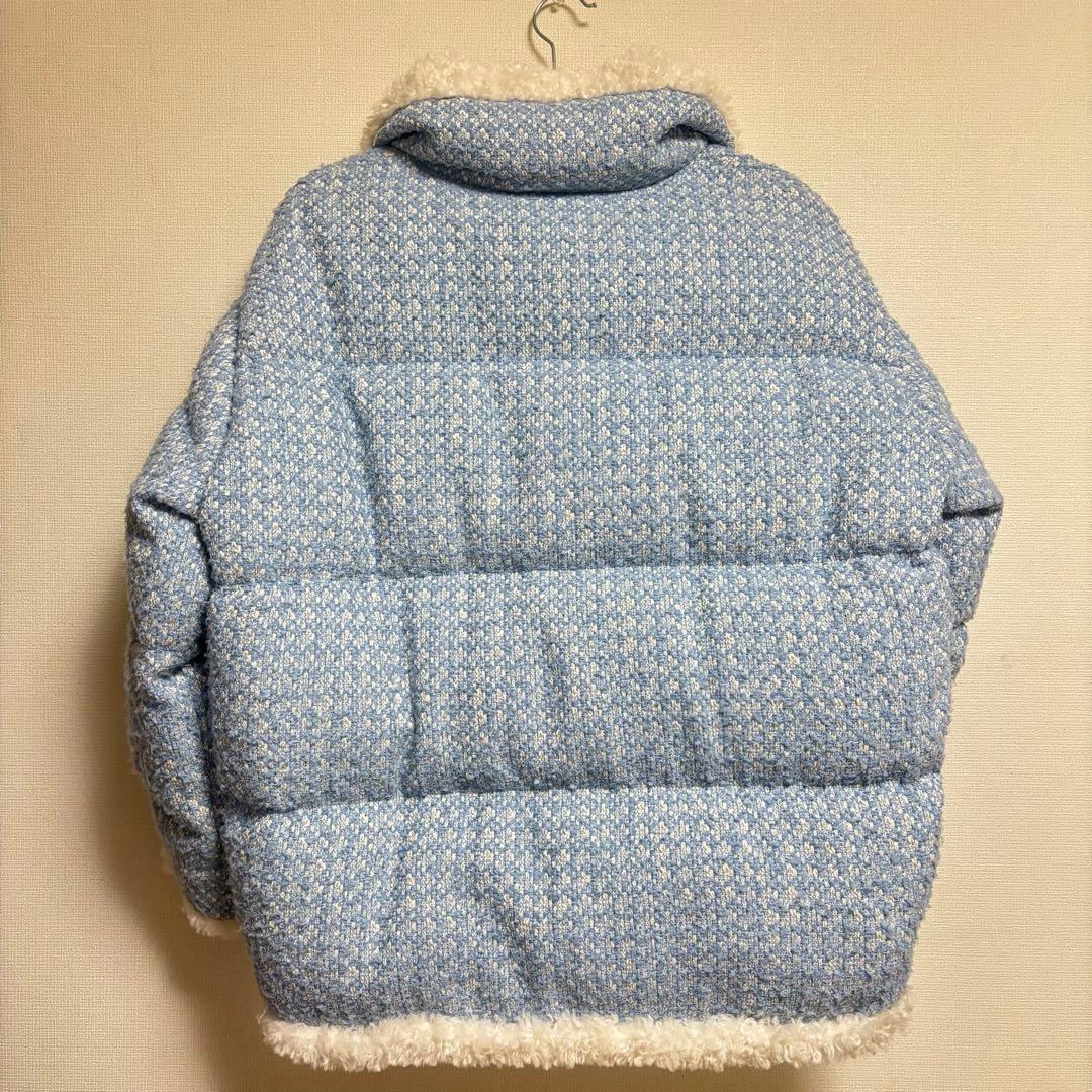 SNIDEL スナイデル ツイード ダウン ツイードミドルコート 0（S）サイズ