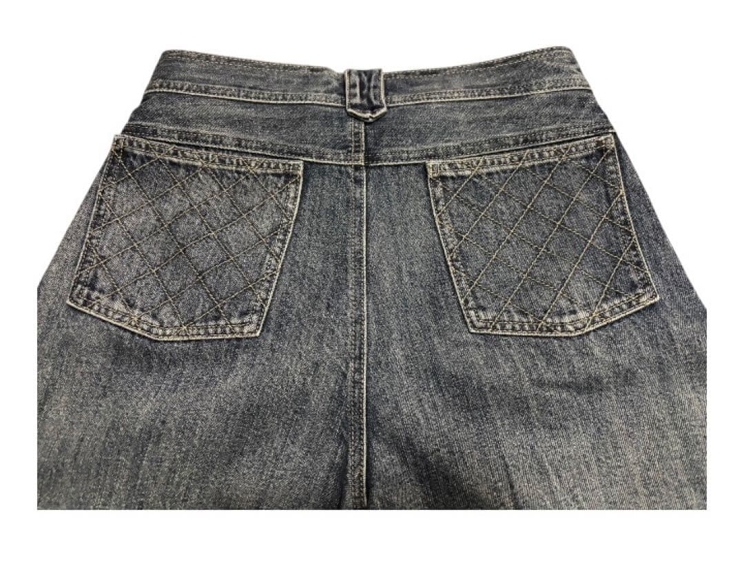 美品【LOULOU WILLOUGHBY】デニムバギーパンツ02 25年モデル