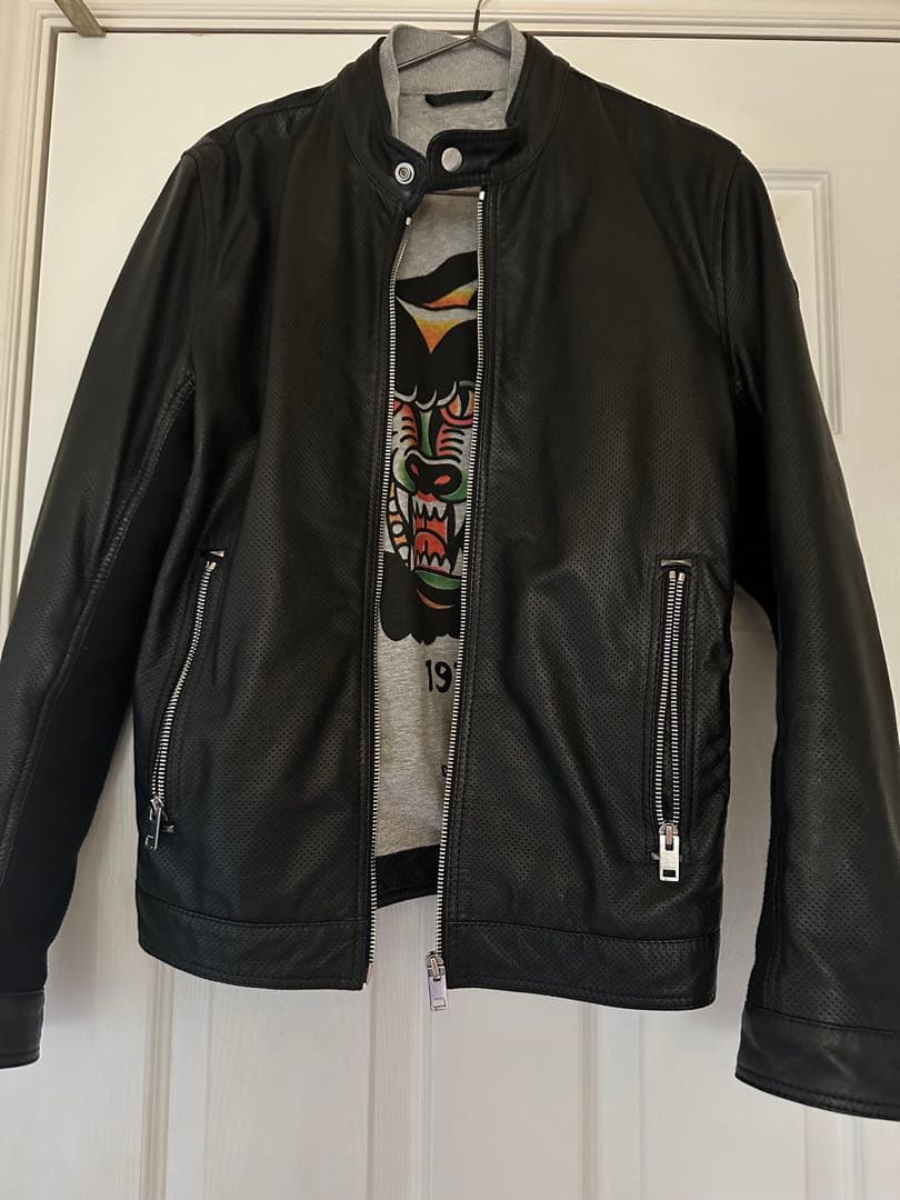 ディーゼル 羊革 ラムレザージャケット シングル ライダース DIESEL