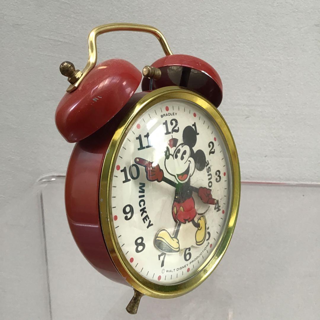 【専用】ミッキーマウス アラーム時計 置時計 BRADLEY ビンテージ
