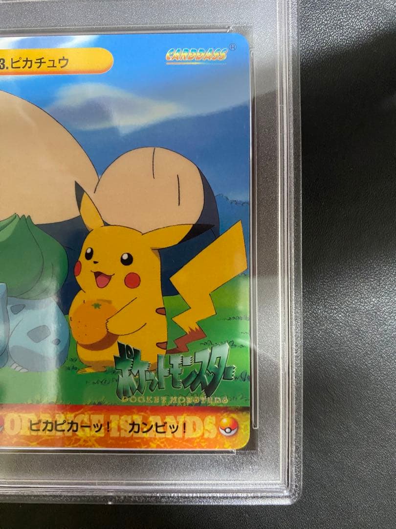 ピカチュウ psa10 カードダス アニメコレクション 世界で34枚 カビゴン
