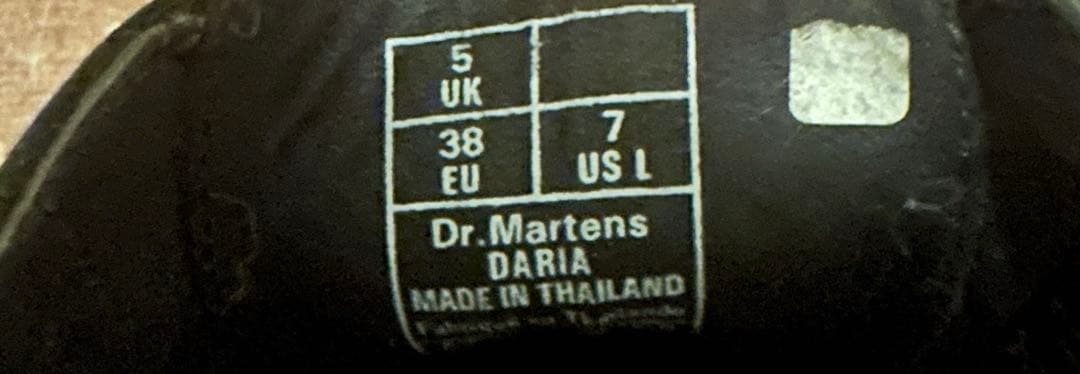 ドクターマーチン　ダリア　ゴスブーツ