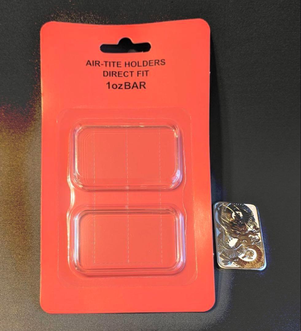 オーストラリア　ドラゴン　１オンス　シルバー　カプセル付き　長方形