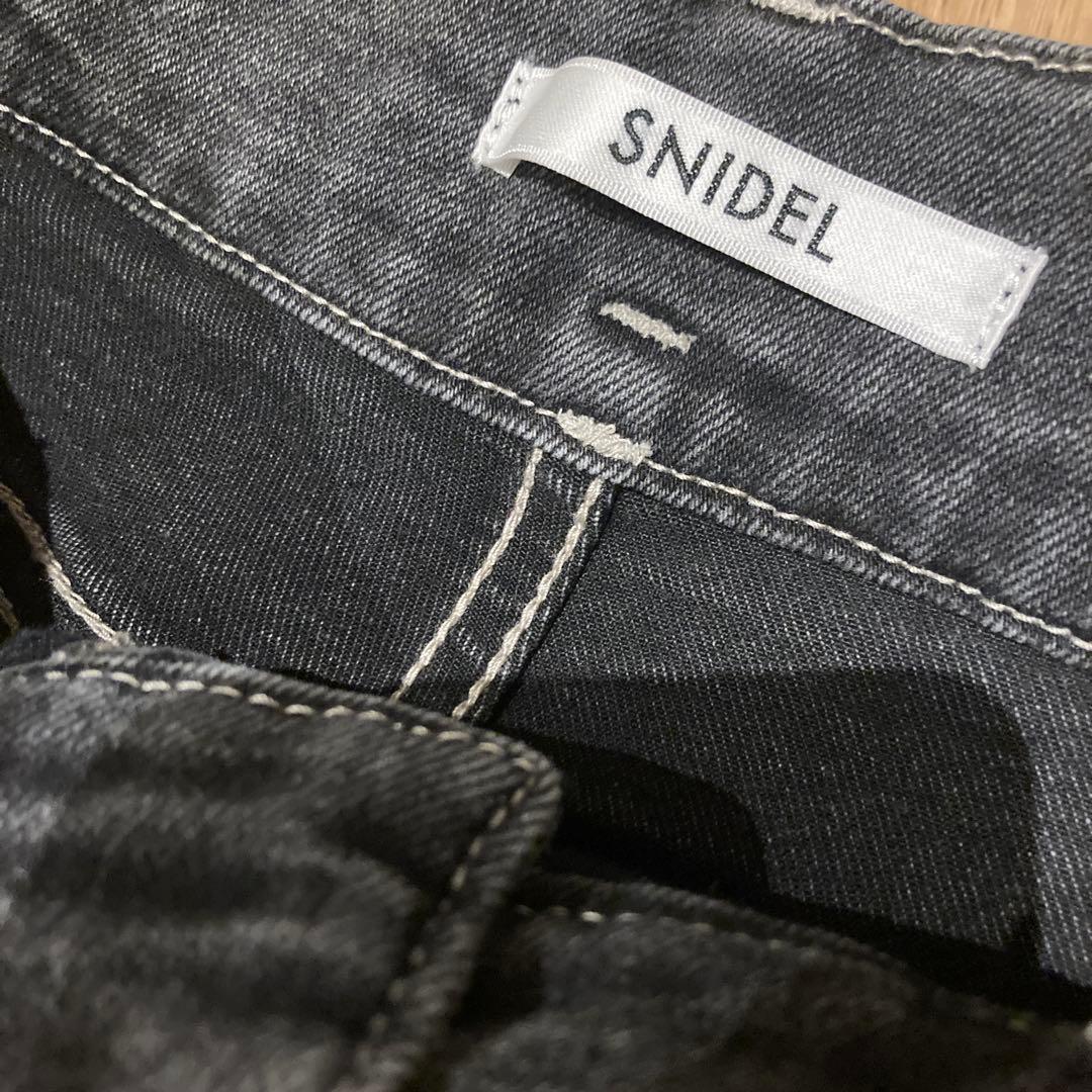 SNIDEL ジーンズ　スナイデル　デニム　ブラック　size00 ストレッチ