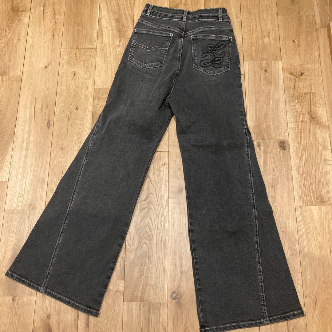 SNIDEL ジーンズ　スナイデル　デニム　ブラック　size00 ストレッチ